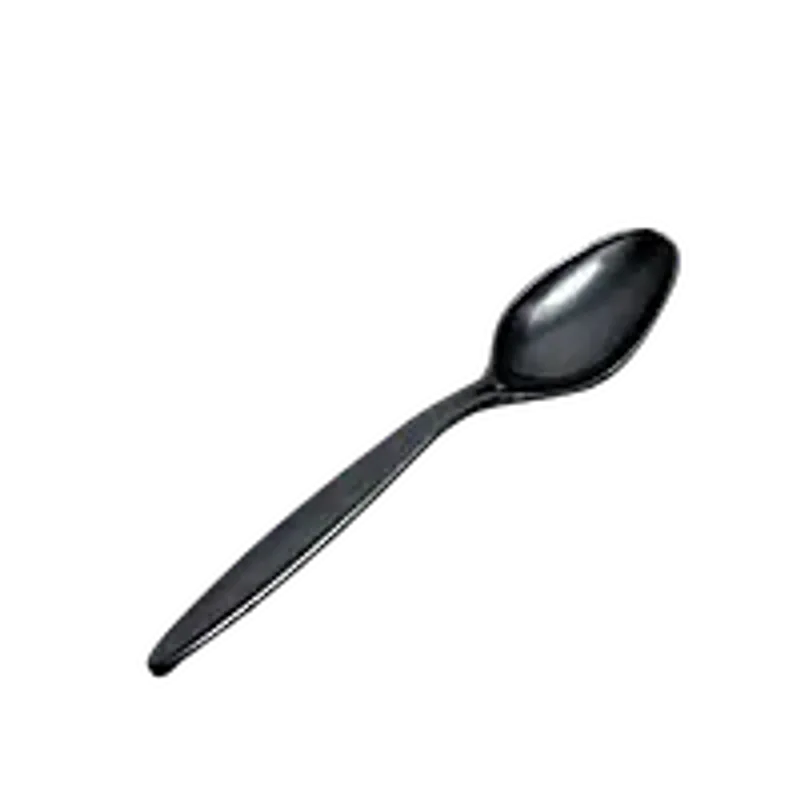 Ложка одноразовая чайная Премиум 13 см черная