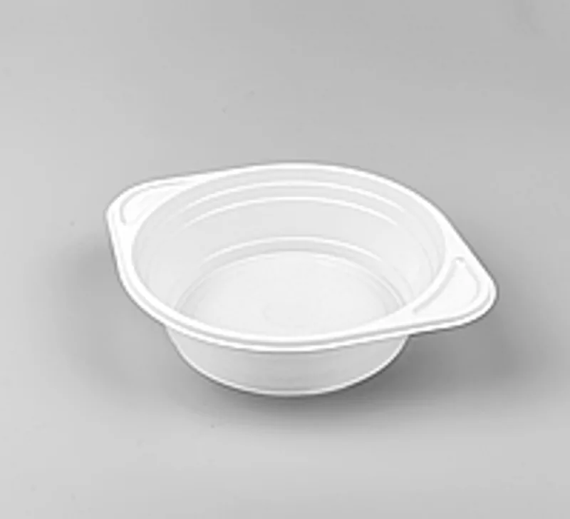 Миска пластикова  500 мл біла (уп.100 шт) економ ПЕТ