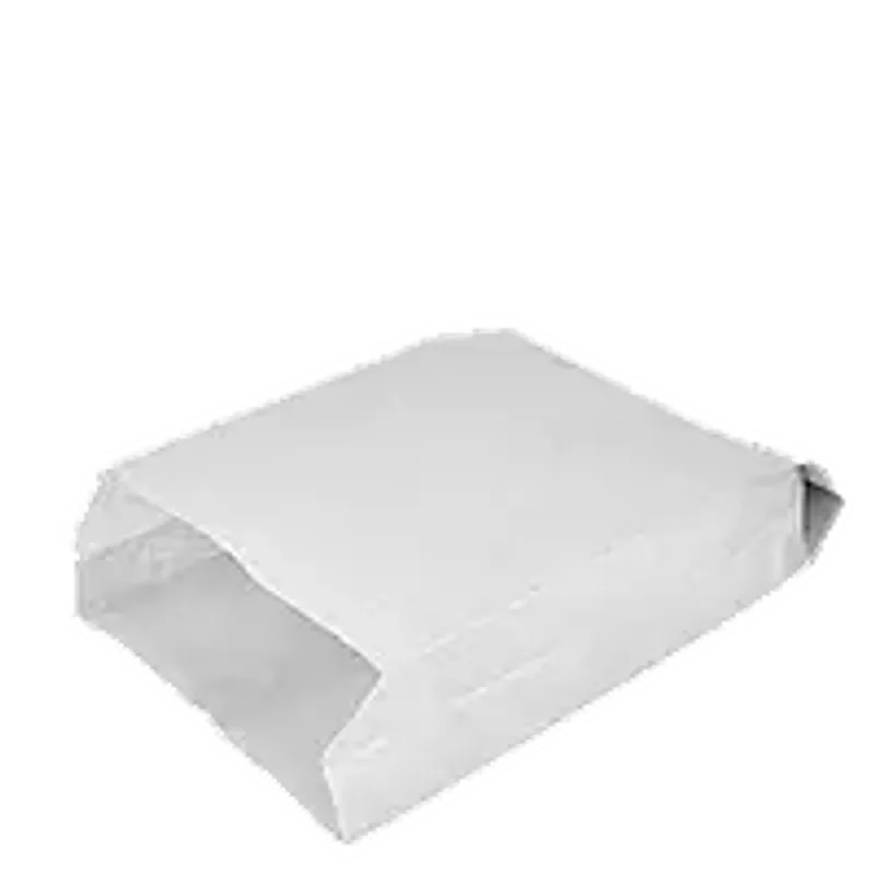 Паперовий пакет білий цілісний 160х120х50 мм