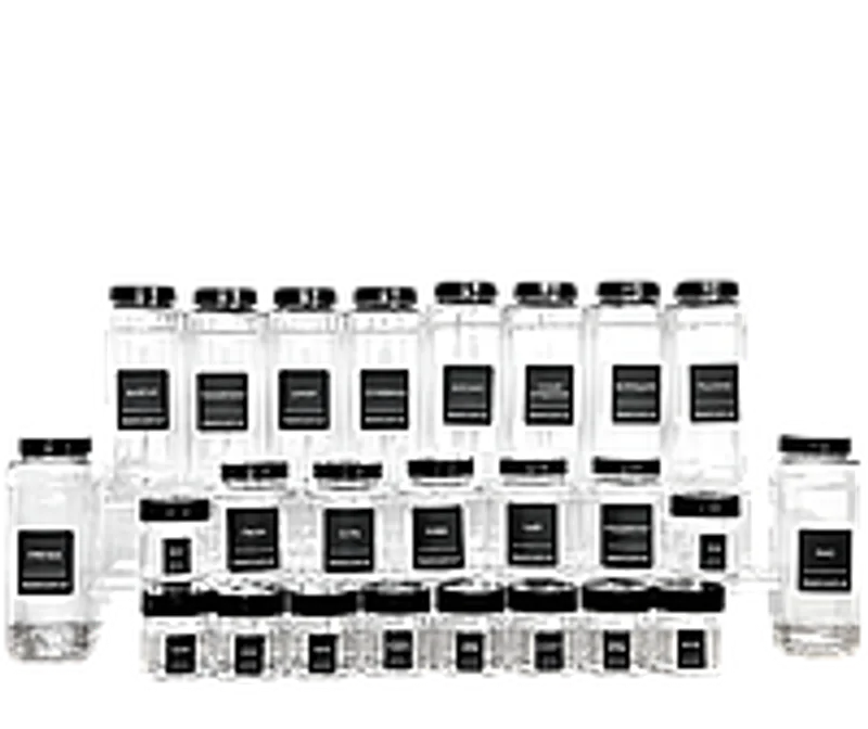 Набор баночек для хранения круп и специй 50 предметов "порядок на кухне за 1 минуту"