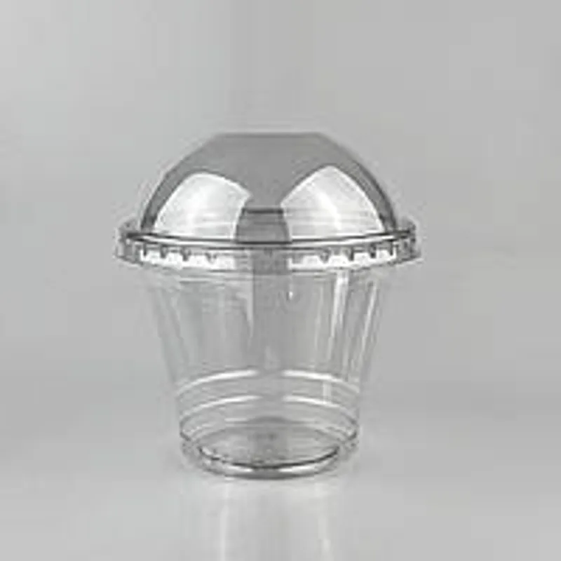 Стакан пластиковий під купольну кришку 280 мл 50 шт "LINE"
