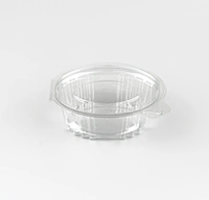 Соусник одноразовий 80 мл пластиковий прозорий з кришкою (PЕТ)