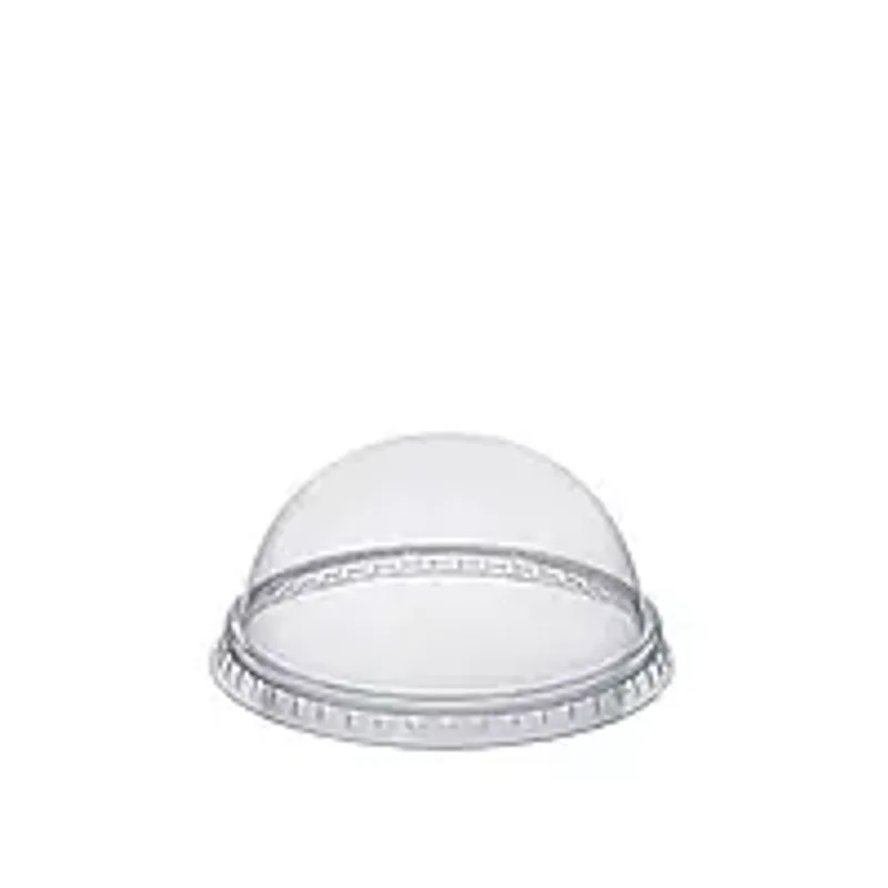 Крышка купольная без отверстия для пластикового стакана (под стакан Украина упаковка 100 шт)