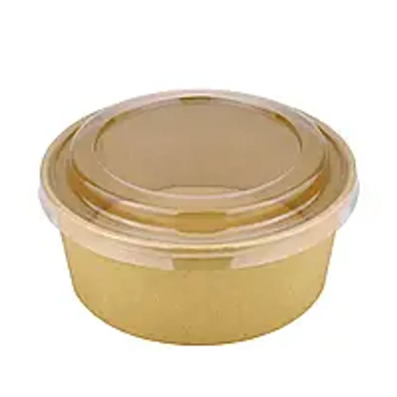 Салатник крафт 750 мл (50 шт/уп) з кришкою