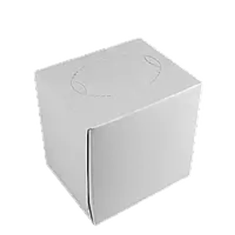 Салфетки косметические в боксе (куб), 80 шт двухслойная