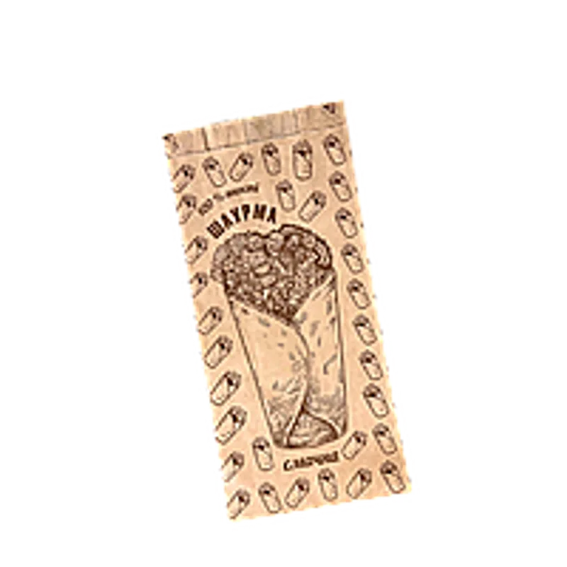 Упаковка для шаурмы 220х100х50 мм 100% - вкусная (жиростойкая)