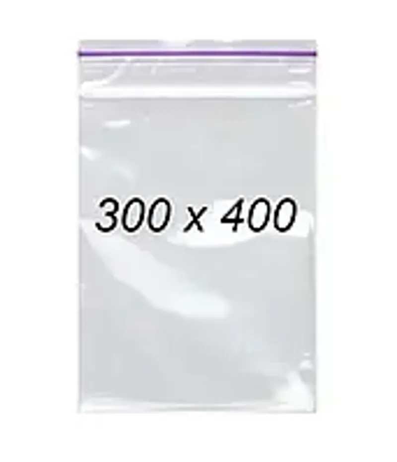 Зип пакеты 300 х 400 мм 50 мкм, пакеты с замком Zip-Lock 100 шт