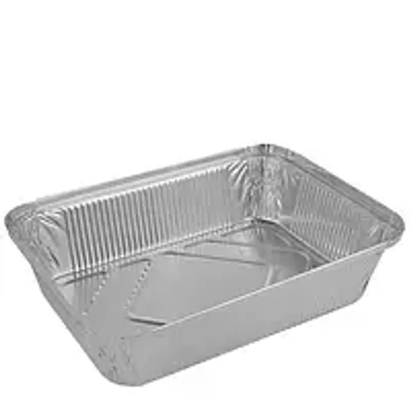 Алюмінієвий контейнер для для холодних та гарячих страв прямокутний 1000 мл (R26L) ( без кришки)