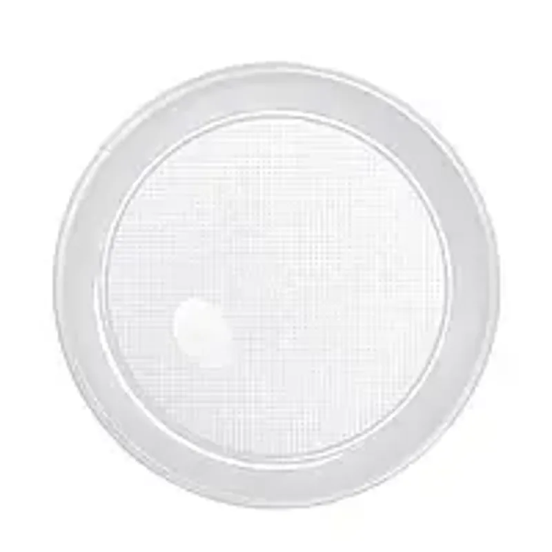 Тарілка пластикова для гарячих та холодних страв 205 мм прозора, PP