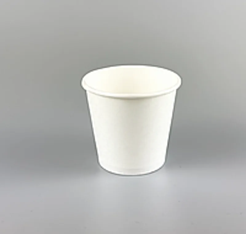 Стакан бумажный однослойный белый 110мл - 50шт упаковка