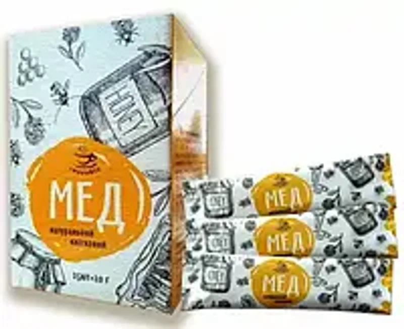Мед квітковий в стіку 20г (1/уп/25шт)