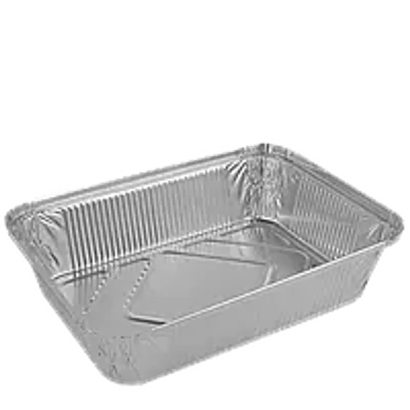 Контейнер прямоугольный из алюминиевой фольги 2000 мл (R64L) ( Без крышки)