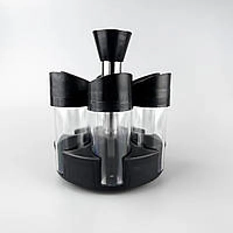 Набор из 6 баночек, с вращением "карусель" - емкости для специй и сыпучих