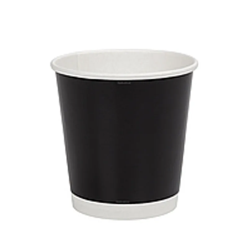 Стакан двухслойный черный "Double black" 110 мл