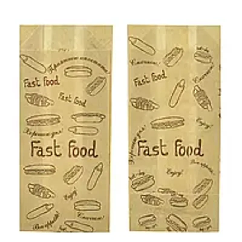 Упаковка для французького хот-дога серія "Fast - Food"  160х70х40 ( уп.1000 шт)