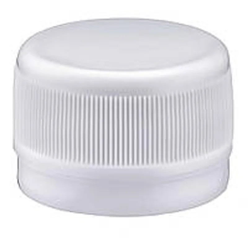 Кришка для ПЄТ пляшки біла 28 мм
