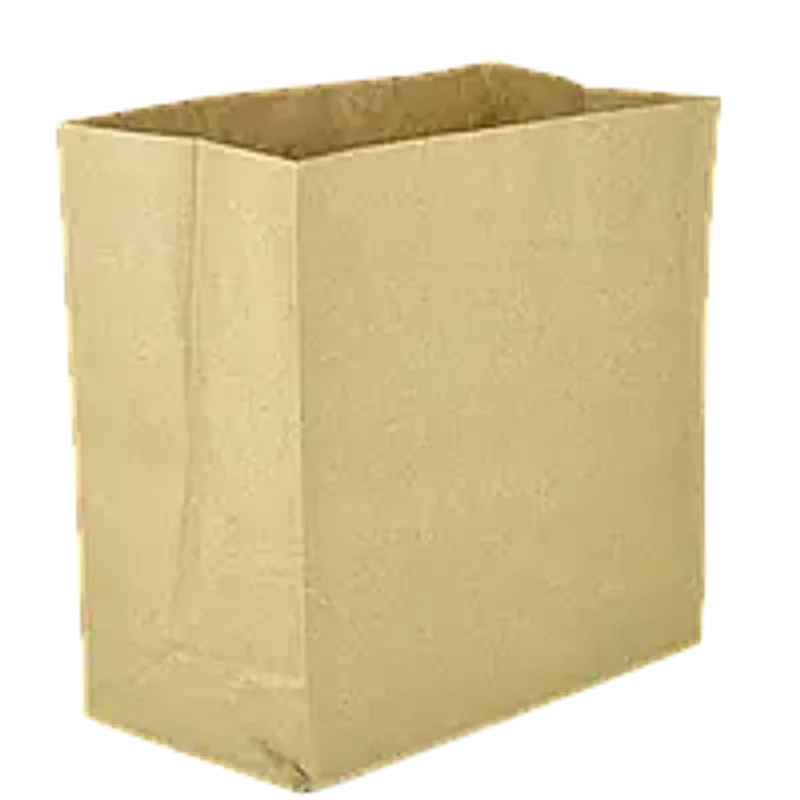 Паперовий пакет з прямокутним дном крафт 330х160х350 мм