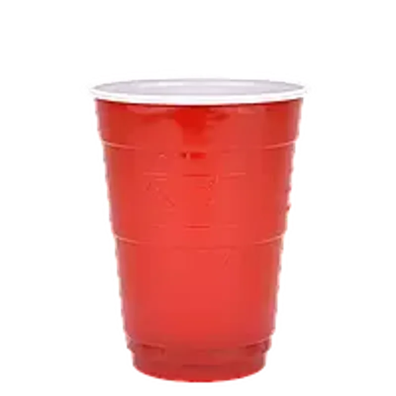 Пластикові стакани Huhtamaki червоні 400 мл 50 шт