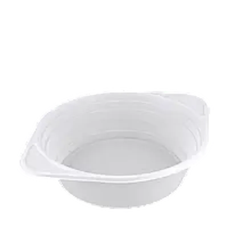 Миска пластиковая суповая белая 500мл, PP тарелка для первых блюд