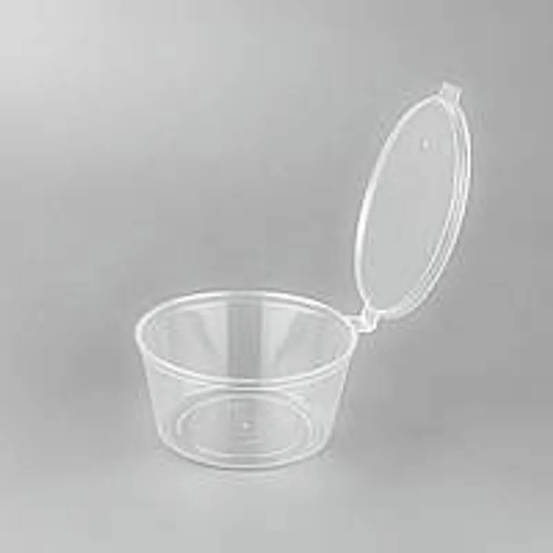 Соусник круглый 100 мл с крышкой (РР) герметичный