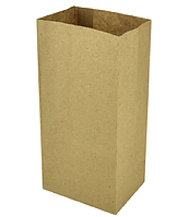 Бумажный пакет Крафт 170х120х280 мм (упаковка 100 шт.)