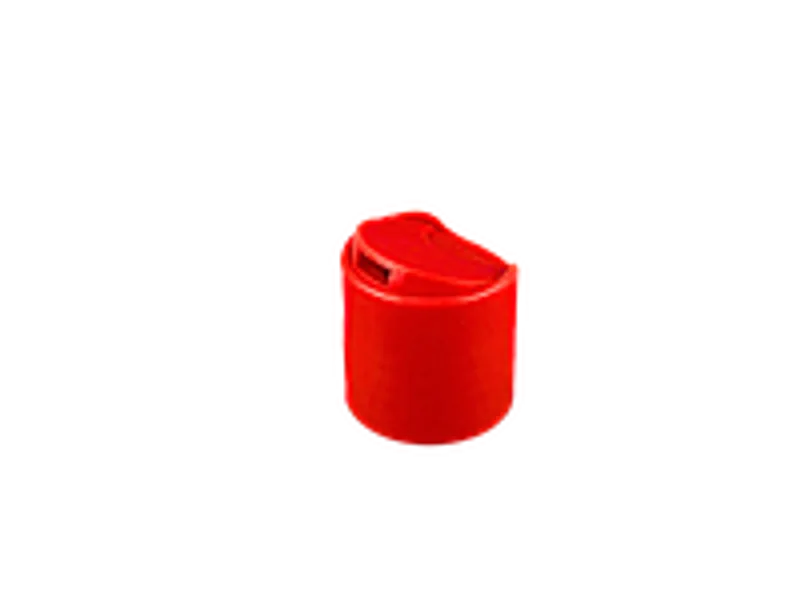 Крышка Диск-Топ стандарта 28/410 "Тара для косметики" красный цвет