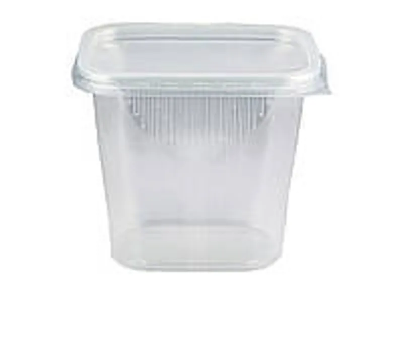 Контейнер пластиковый универсальный с крышкой - для кисломолочных изделий 500 мл 25 шт