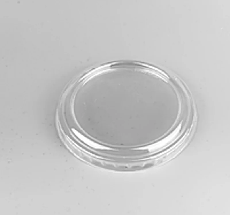 Крышка (РЕТ) «В» плоская без отверстия к стакану 00760D