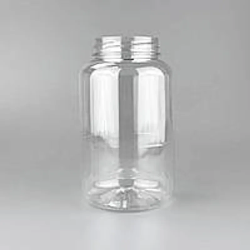 Пластикова банка 750 мл під кришку 63 мм, прозора банка ПЕТ