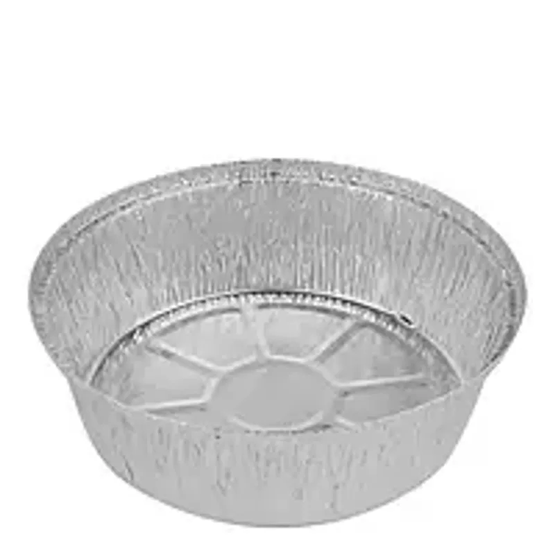 Контейнер прямоугольный из алюминиевой фольги круглый 800 мл (С801L) ( без крышки)