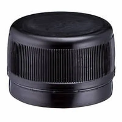 Кришка для пет пляшки чорна 28 мм