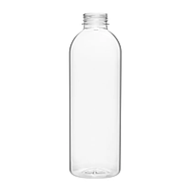 Пляшка пет 1 л  з широким горлом 38 мм Преміум (Кругла)