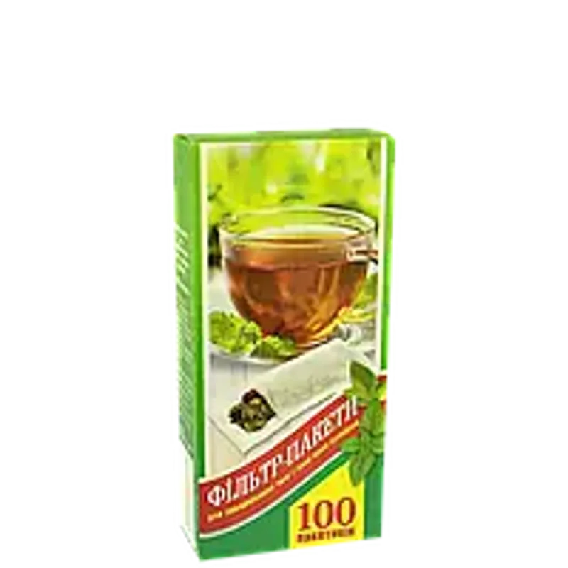 Фильтр пакеты для чая L под стакан 100шт