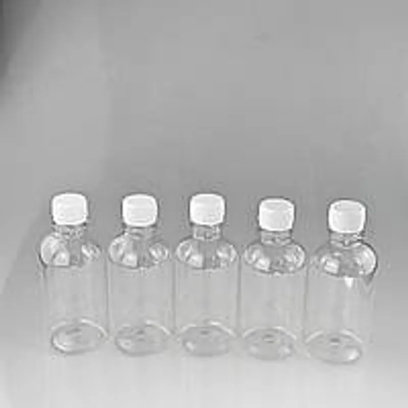 Пляшка пластикова 250 мл пет під 28 мм Роздріб з кришкою (1 уп / 50 шт)