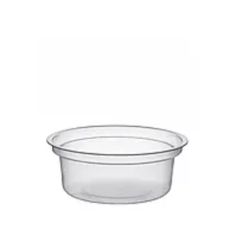 Стакани десертні пластикові під плоску кришку 120 мл без кришки