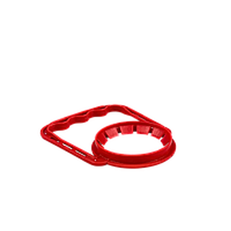 Ручка 48 мм красная, ручка для переноски бутылок