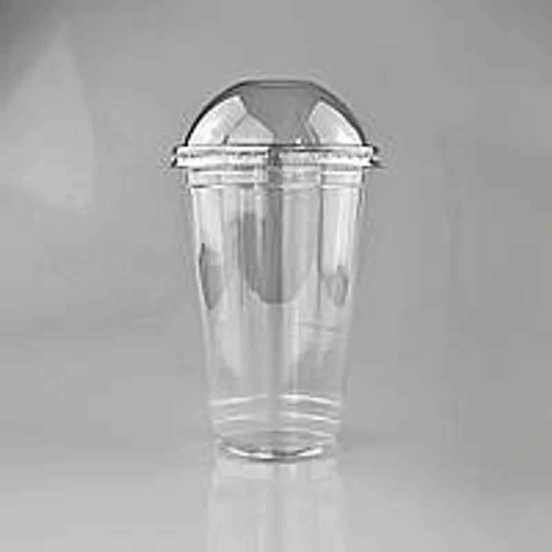 Стакани під купольну кришку на 500 мл "LINE" 50 шт, пластикові стакани для літніх напоїв