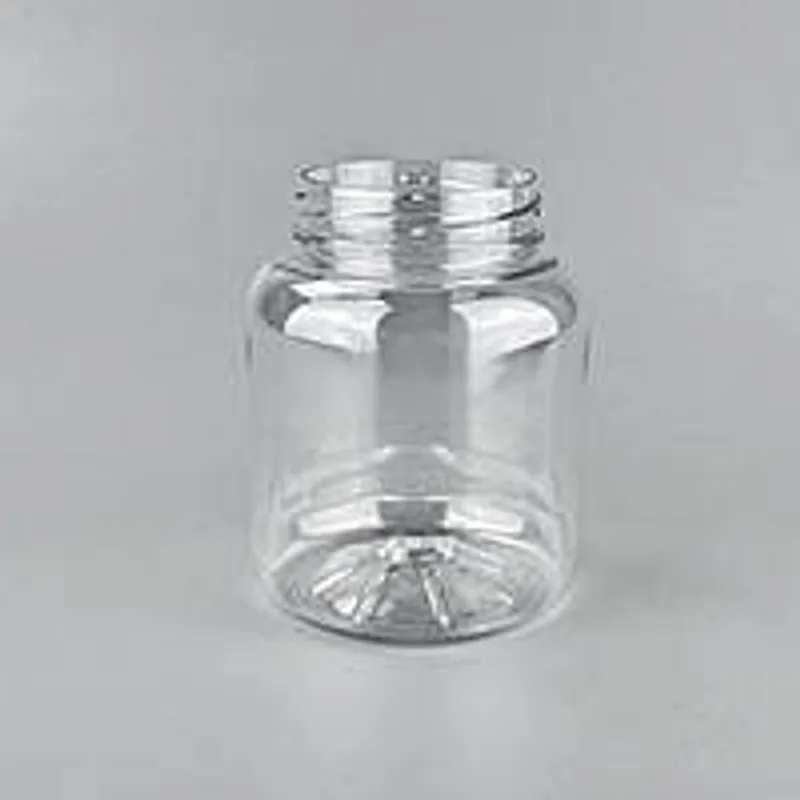 Пластикова банка 500 мл під кришку 63 мм, прозора банка ПЕТ