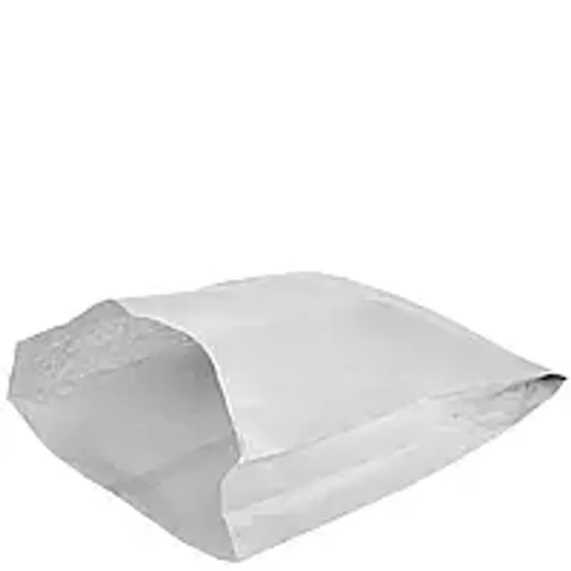 Паперовий пакет цілісний білий 410х250х60 мм